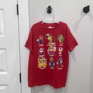 EUC Old Navy Brand Super Mario Brothers Graphic Print Short Sleeve T-Shirt Shirt